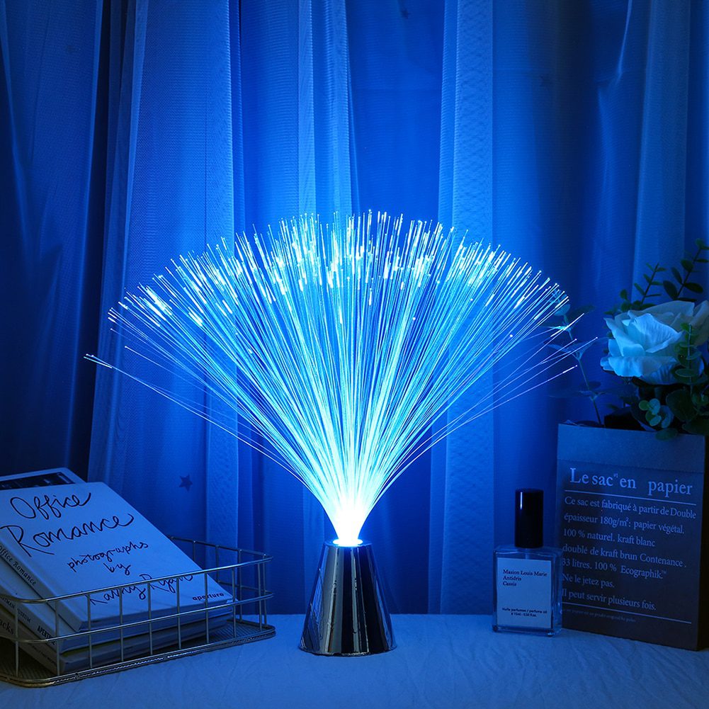 NEW Gypsophila LED Optic Fiber Flower Light Colorful Star Sky Lanterns Festival Atmosphere Night Lamp Wedding Home Decoration