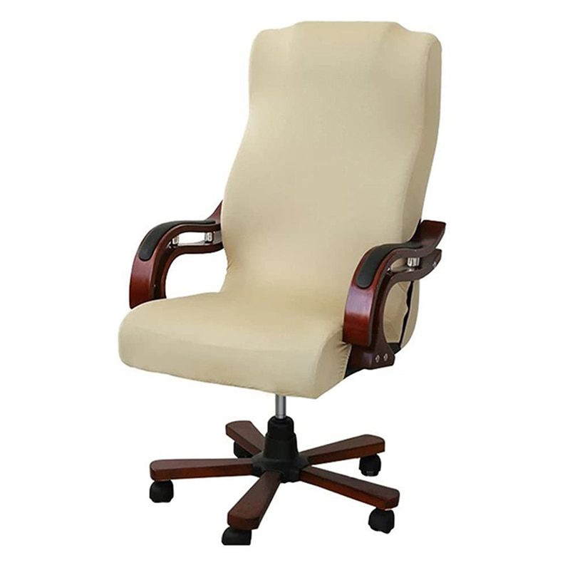 NEW Waterproof Elastic Chair Covers Anti-dirty Rotating Stretch Office Computer Desk Seat Chair Cover Removable Slipcovers