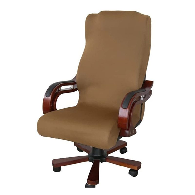 NEW Waterproof Elastic Chair Covers Anti-dirty Rotating Stretch Office Computer Desk Seat Chair Cover Removable Slipcovers