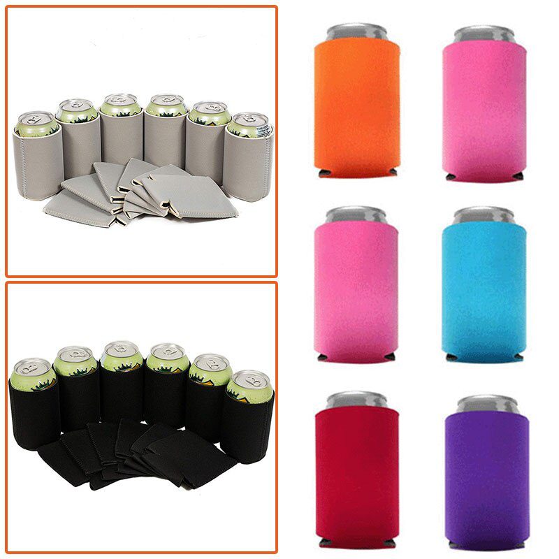 NEW Beer Sleeves Camping Can Cup Soda Cover Drink Cooler Portable Bottle Outdoor Sleeve for Party Wedding Birthday