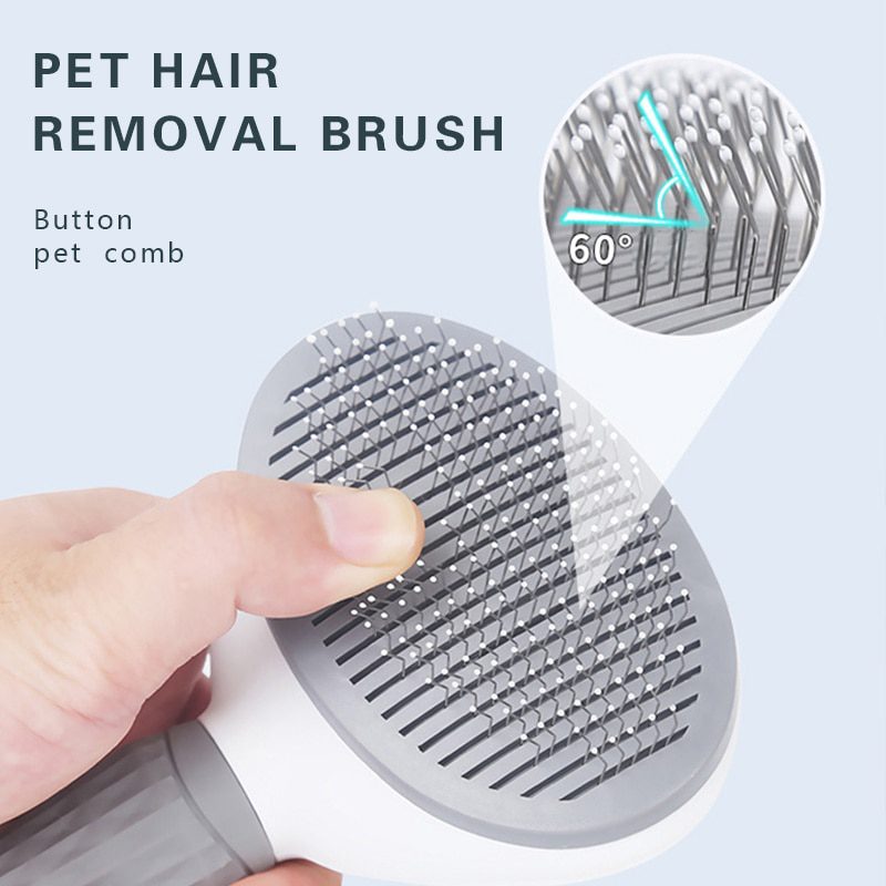 NEW Self-Clean Dog Cat Hair Remover Brush Automatic Needle Comb for Puppy Beauty Grooming Tool Pet Product High Quality Hair Rem