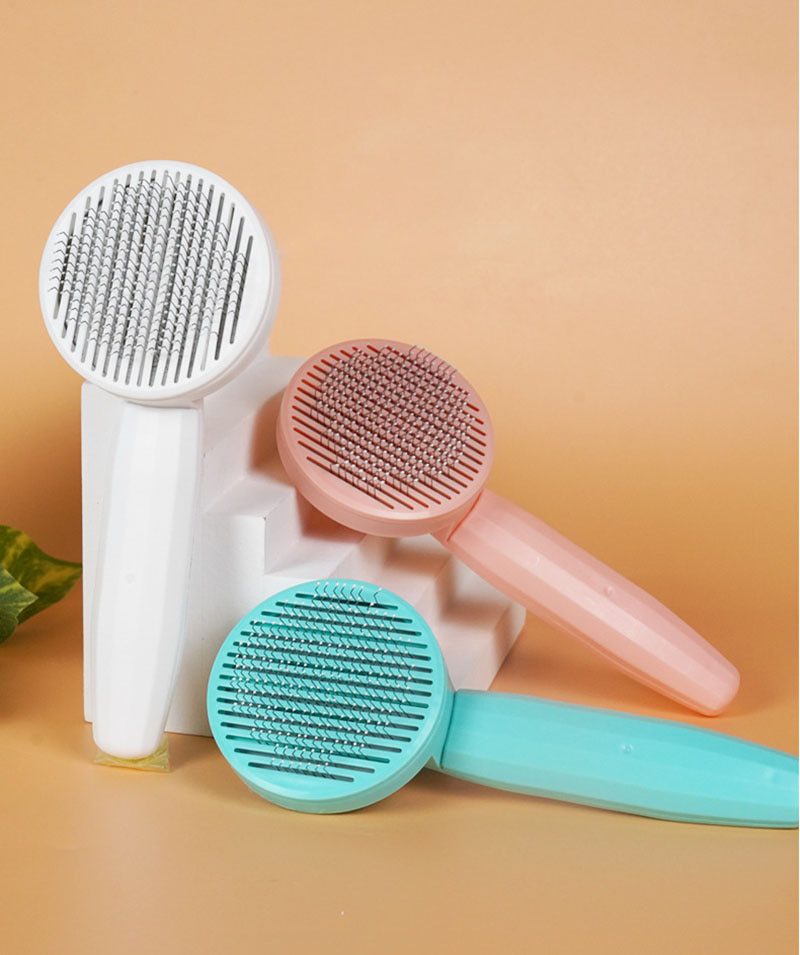 NEW Self-Clean Dog Cat Hair Remover Brush Automatic Needle Comb for Puppy Beauty Grooming Tool Pet Product High Quality Hair Rem