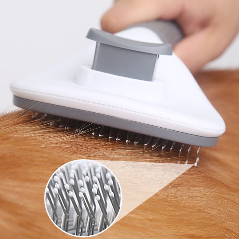 NEW Self-Clean Dog Cat Hair Remover Brush Automatic Needle Comb for Puppy Beauty Grooming Tool Pet Product High Quality Hair Rem