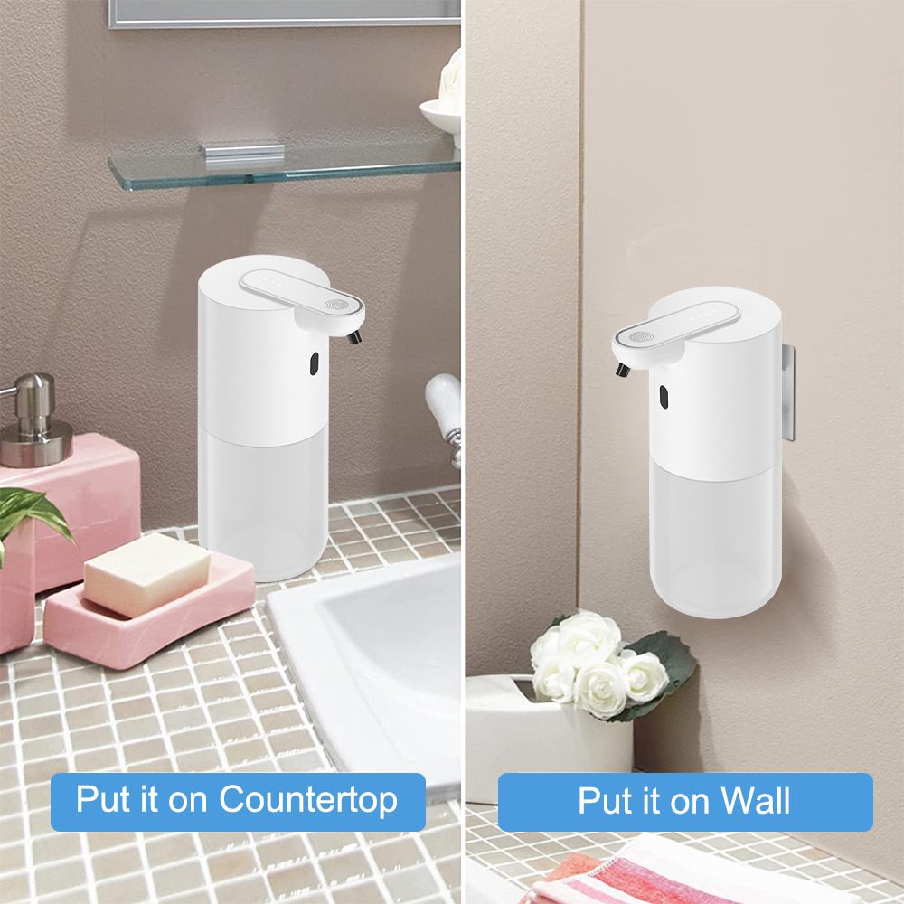 NEW Automatic Foam Liquid Soap Dispenser Wall Mount Digital Rechargeable Sensor Touchless Hand Sanitizer Machine for Bathroom