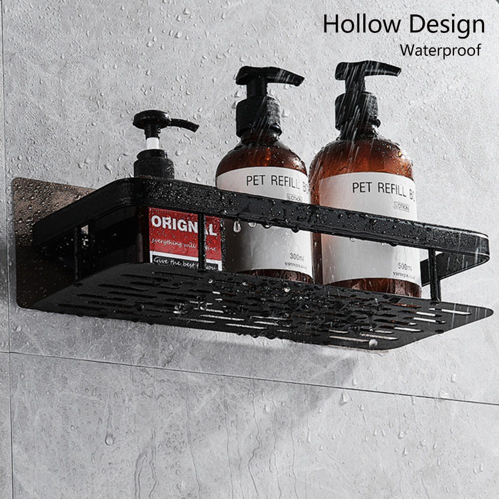 NEW Shelves Wall Amount Shower Shelf Bathroom Organizer Cosmetic Shower Shelves Storage Holder Bathroom Accessories Set