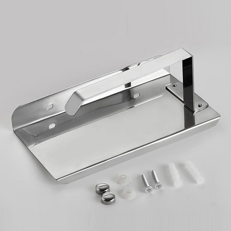 NEW Stainless Steel Toilet Paper Holder Bathroom Wall Mount WC Paper Phone Holder Shelf Towel Roll shelf Accessories