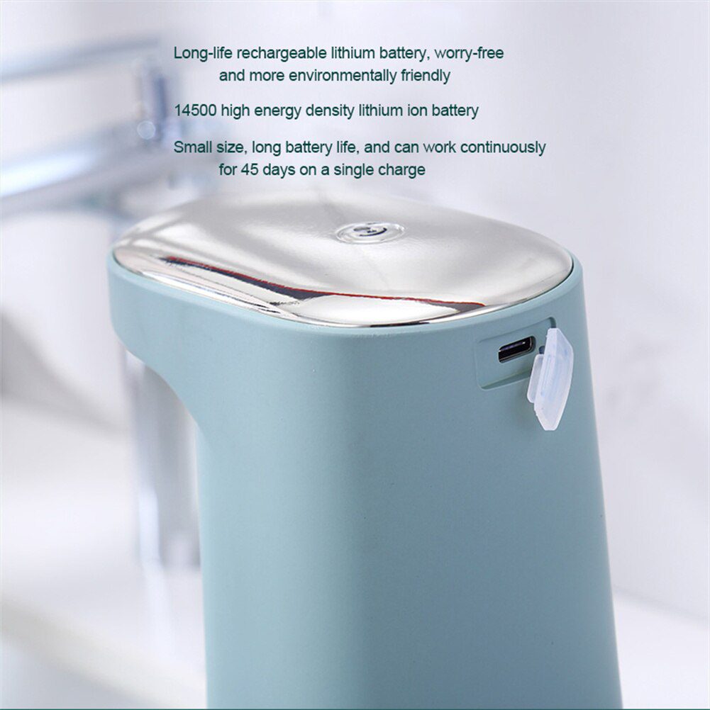 NEW Automatic Soap Dispenser USB Rechargeable Foaming Touchless Hand Free Portable Foam Liquid Soap Dispenser For Bathroom Kitch