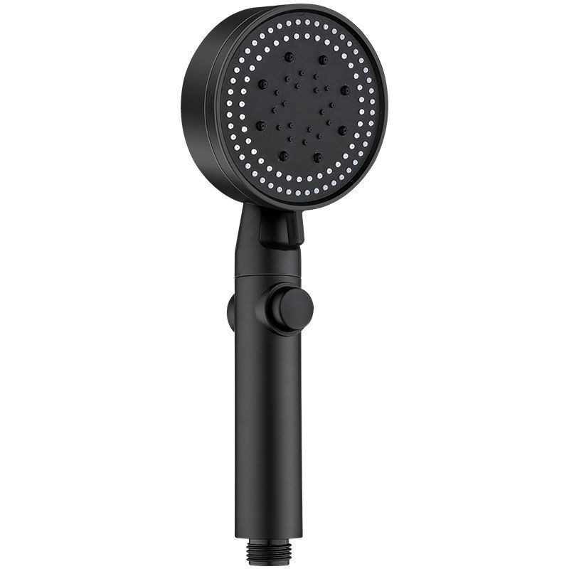 NEW Modes Water Saving Shower Head  Black Adjustable High Pressure Shower One-key Stop Water Massage Shower Head For Bathroom