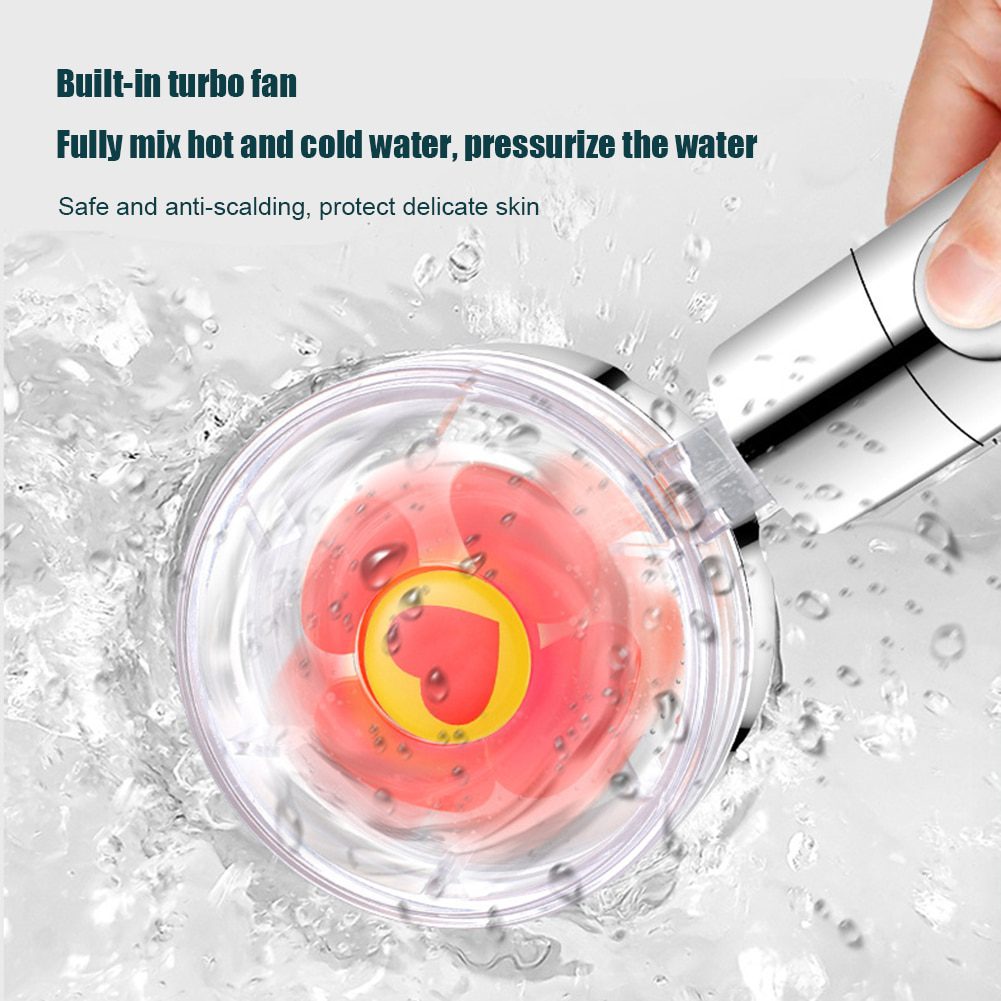 NEW Rainfall Turbo Shower Head 360 Rotated High Pressure Water Save Shower Head High Pressure Water Bathroom Porduct