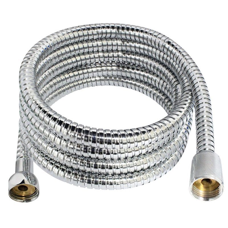 NEW Steel Flexible Shower Hose Long Bathroom Shower Water Hose Extension Plumbing Pipe Pulling Tube Bathroom Accessories