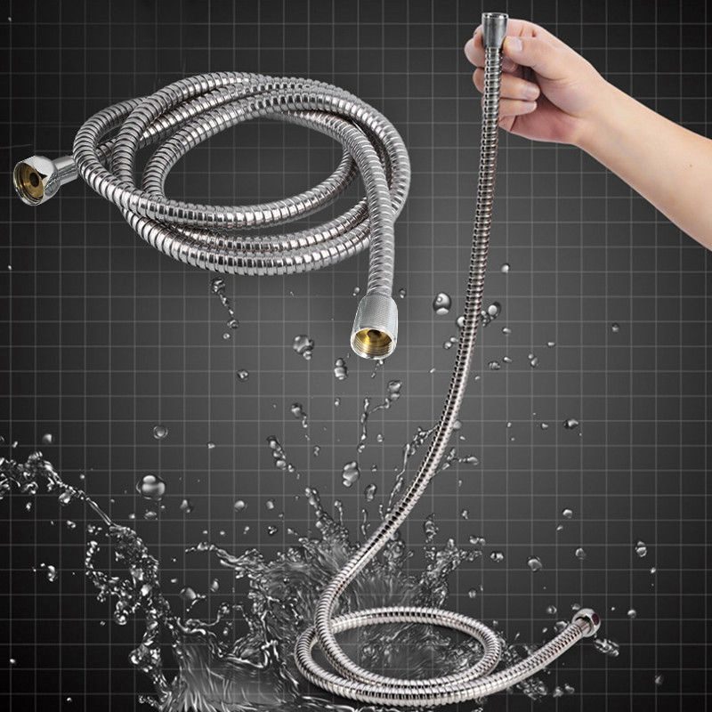 NEW Steel Flexible Shower Hose Long Bathroom Shower Water Hose Extension Plumbing Pipe Pulling Tube Bathroom Accessories