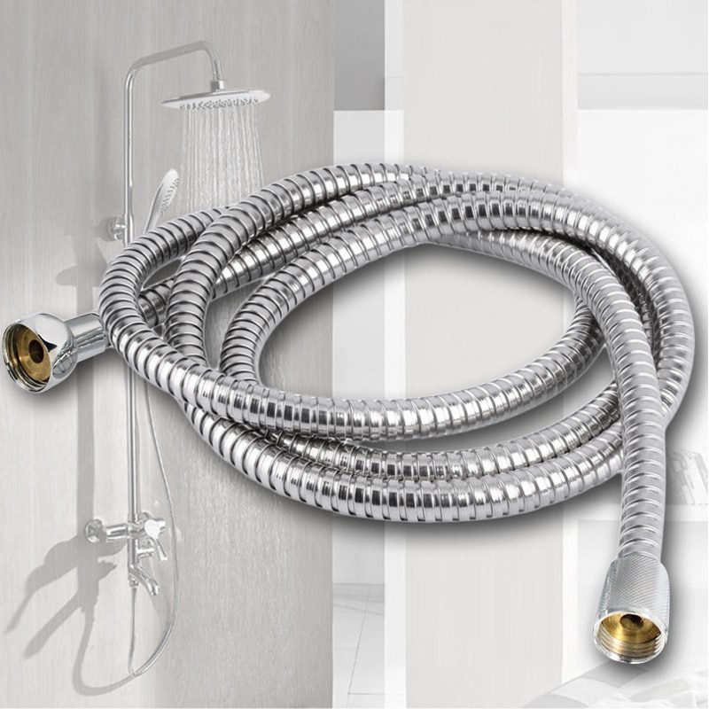 NEW Steel Flexible Shower Hose Long Bathroom Shower Water Hose Extension Plumbing Pipe Pulling Tube Bathroom Accessories