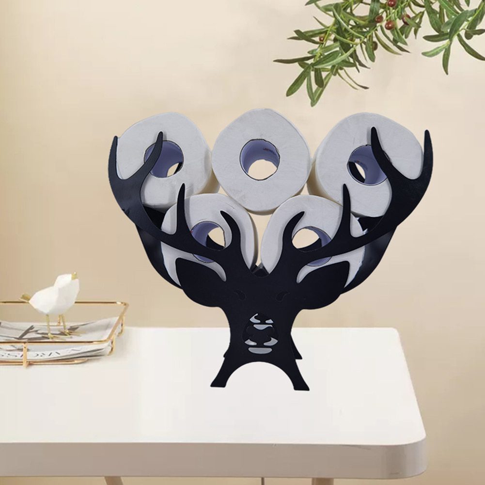 NEW Funny Metal Iron Animal Shape Decorative Toilet Paper Racks Free Standing Bathroom Tissue Storage Roll Paper Holder Accessor