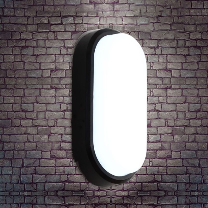 NEW 16W 20W Modern LED Moistureproof Wall Lamp Bathroom Porch Ceiling Sconce Aisle Indoor Outdoor Surface Mounted Oval Wall Ligh