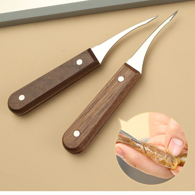 NEW Shrimp Line Remove Knife Lobster Intestines Cutting Oysters Fish Cleaning Shellfish Seafood Kitchen Gadgets Tool Mini