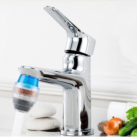 NEW Household Kitchen Faucet Tap Water Filter Activated Carbon Filtration Cartridge 21-23mm Mini Water Clean Filter Purifier Car