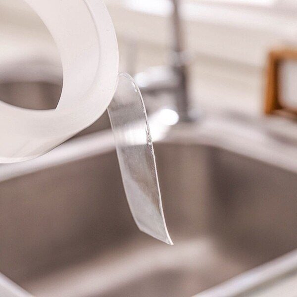 NEW 2 3 5cm Adhesive Tape Kitchen Sink Joint Crevice Sticker Corner Line Sticking Strip Waterproof Tape Gas Stove Tape Guard Str