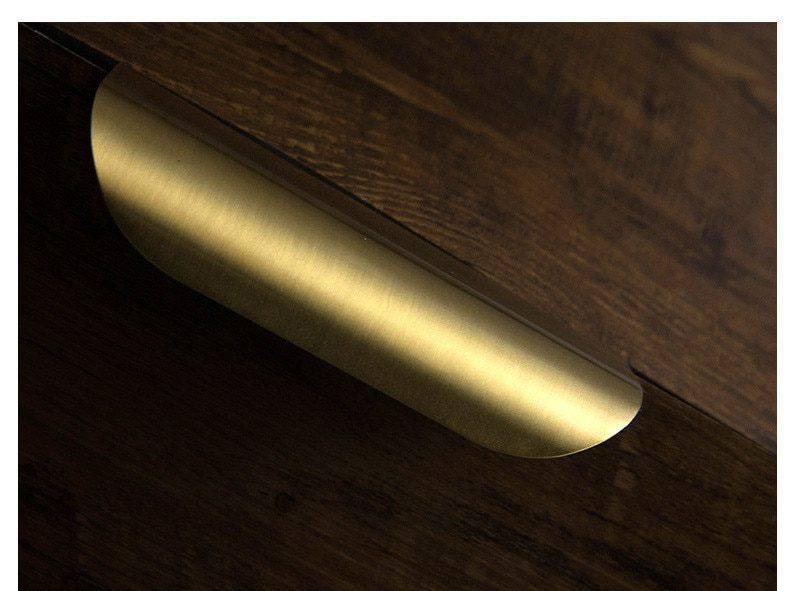 NEW Brass Handles for Furniture Cabinet Knobs and Handles Kitchen Furniture Drawer Pulls Gold Cupboard Door Handle