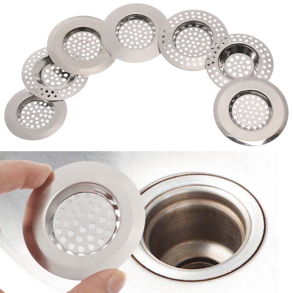 NEW Kitchen Sink Strainer Bath Basin Drain Filter with Large Wide Rim Catcher Cover Cap Plug