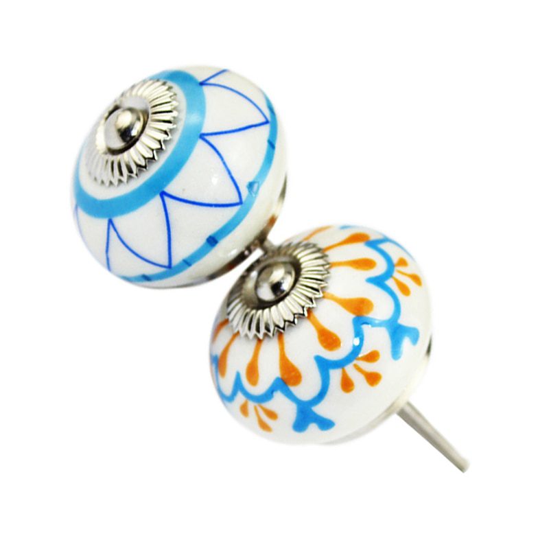 NEW 2Pcs Furniture Handle Ceramic Drawer Cabinet Knobs and Handles Knobs Door Cupboard Kitchen Pull Handles Furniture Hardware