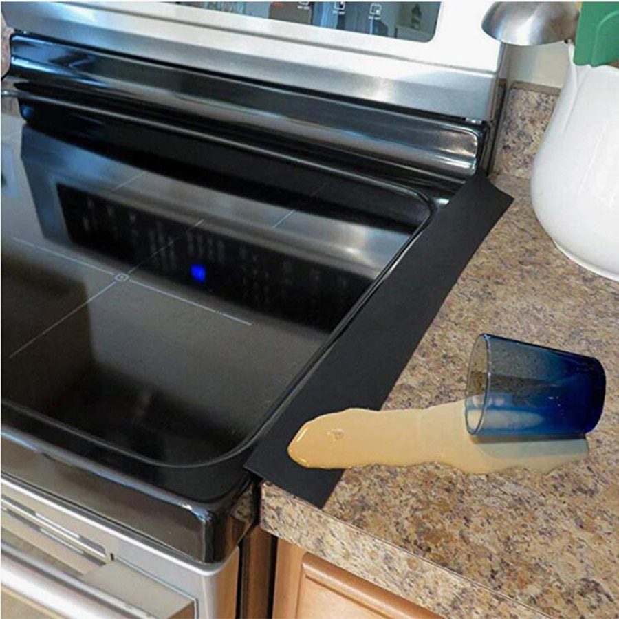 NEW 2 Pack Kitchen Stove Gap Filler Cover 21&25"- Premium Silicone Spill Guard for Stovetop, Oven, Washer, Dryer, Washi