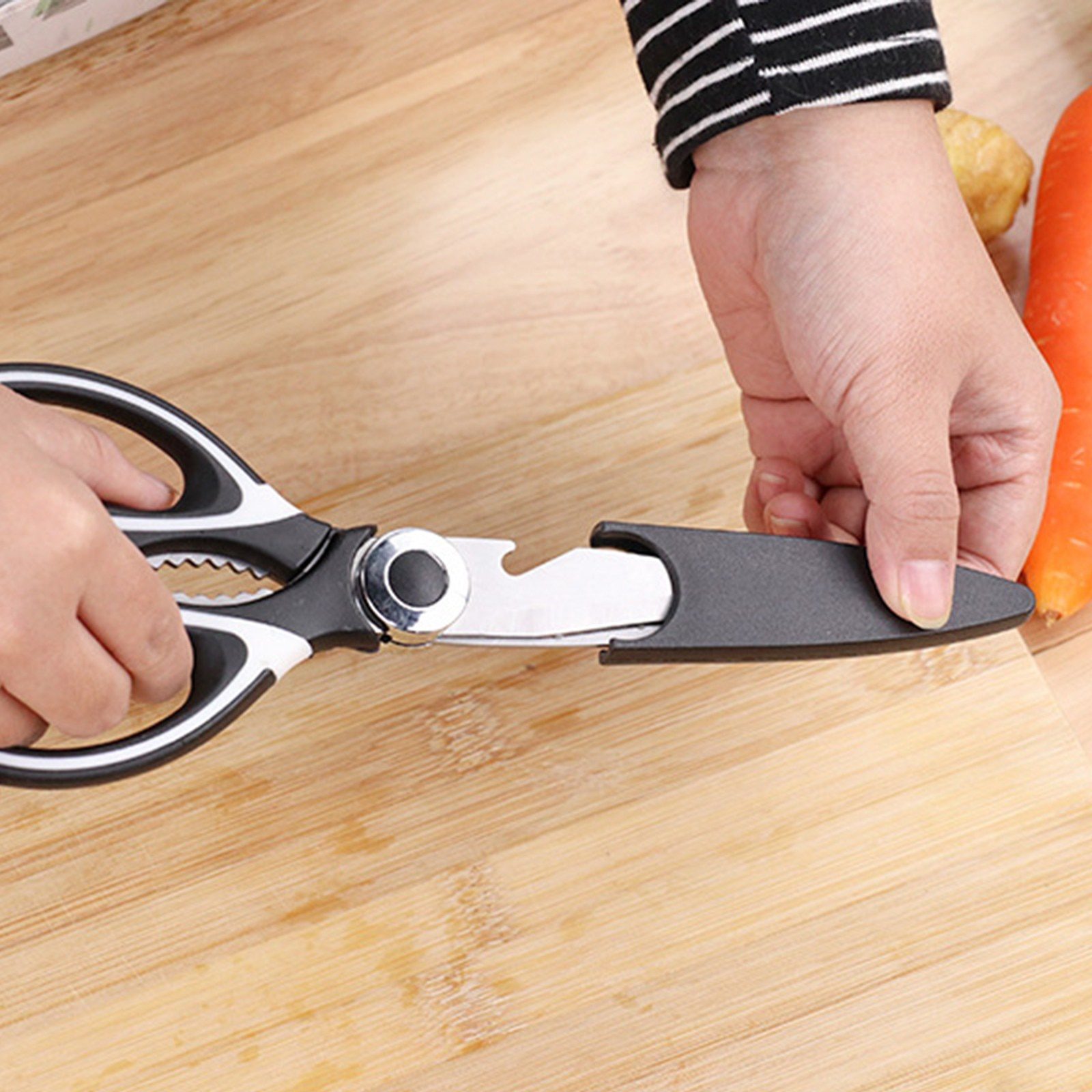 NEW Chicken Bone Scissors Stainless Steel Kitchen Cutter Knife Chicken Duck Fish Meat Vegetable Scissors Shears Tools Acces