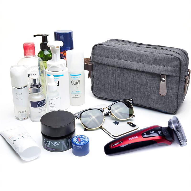 NEW Toiletry Bag for Men Small Nylon Dopp Kit Lightweight Travel Shaving Bag for Kids and Women Cosmetic Storage Bag Black Blue