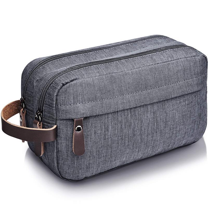 NEW Toiletry Bag for Men Small Nylon Dopp Kit Lightweight Travel Shaving Bag for Kids and Women Cosmetic Storage Bag Black Blue