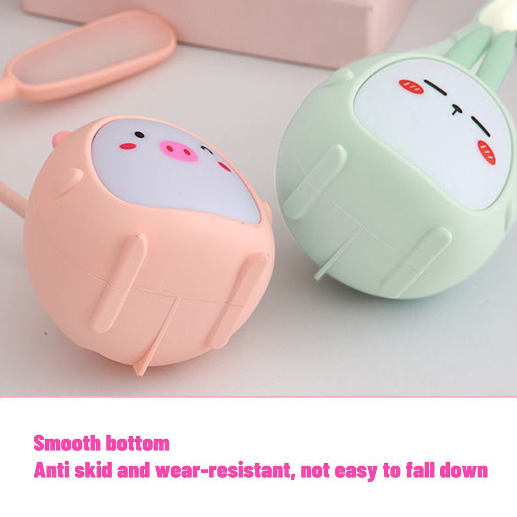 NEW Cute Cartoon Desk Lamp USB Recharge Foldable Light LED Desk Night Kids Reading Light Eye Protective Lamp Colorful Night Ligh