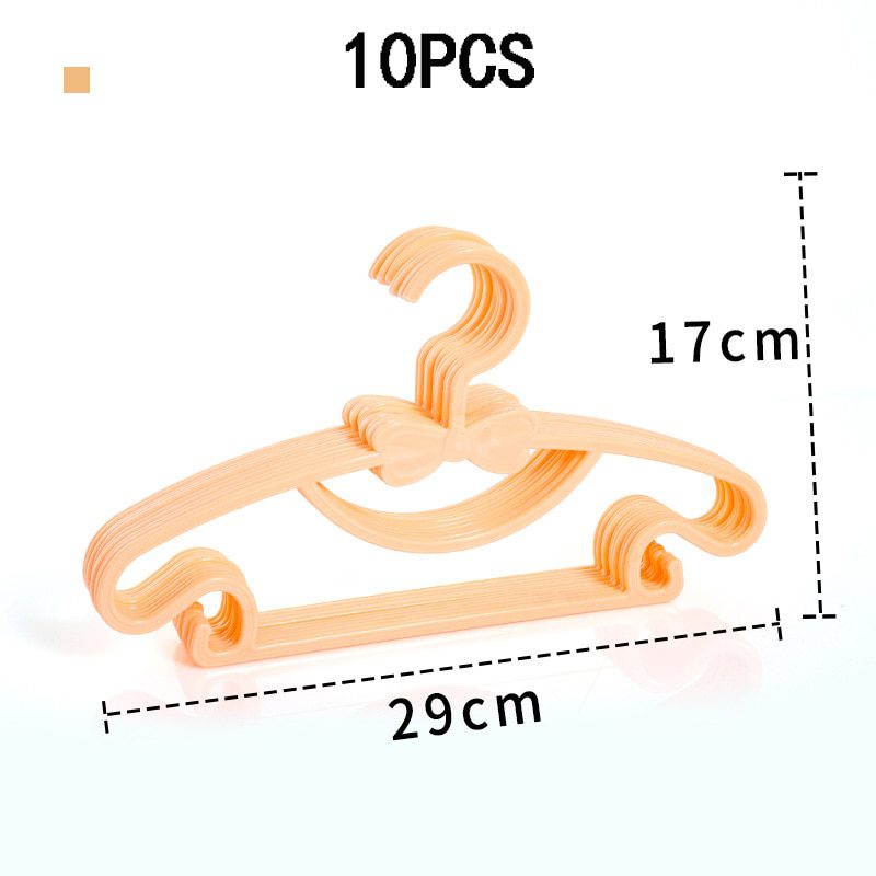 NEW 10pcs Kids Clothes Hanger Racks Portable Plastic Display Hangers Windproof Children Coats Hanger Baby Clothing Organizer