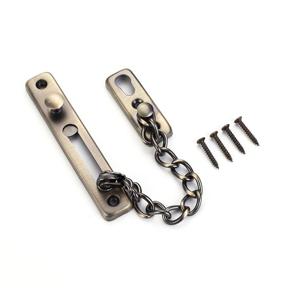 NEW Anti-Theft Hotel Door Lock Bolt Chain Kids Safety Security Home Latch Buckle Guard Lock Hardware Accessories Door Stopper