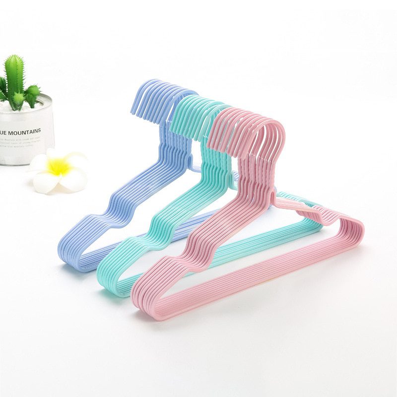 NEW 5pcs Kids Clothes Hanger Racks Portable Plastic Display Hangers Windproof Children Coats Hanger Baby Clothing Organizer