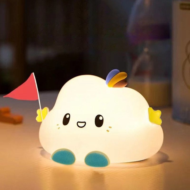 NEW Cloud Night Light Led Touch Sensor Lamp Bedroom Bedside Lights Soft Light  Kids Birthday Gifts Room Decoration Luz de noche