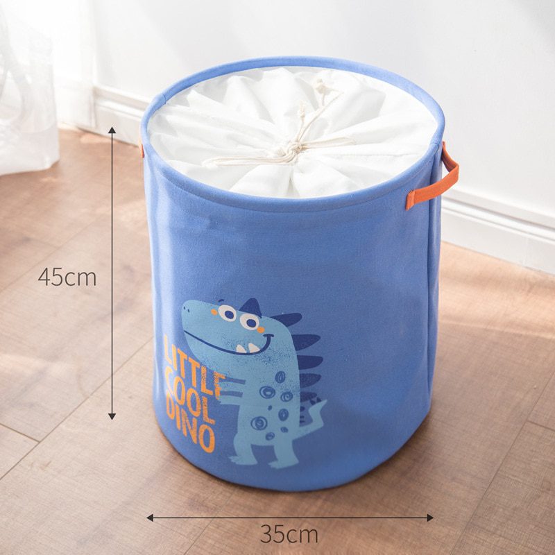 NEW Cartoon Dinosaur Dirty Laundry Basket Thicken Lining Foldable Home Laundry Storage Hamper for Kids Toys Dirty Clothes