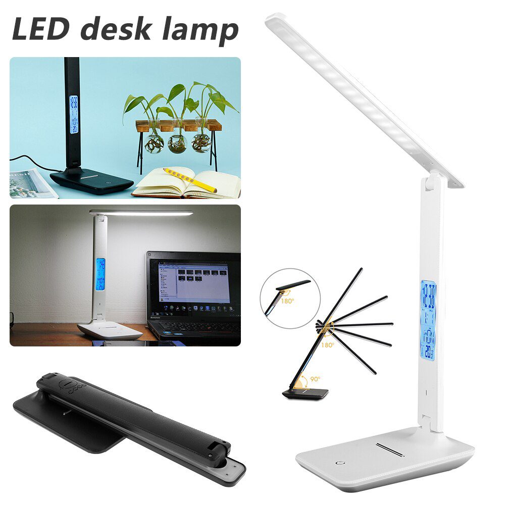 NEW Modern Table Lamp Desk Light USB Touch Bedroom Lamp Eye Protection Reading Light Foldable Dimmable Study Night Lamp Table Li