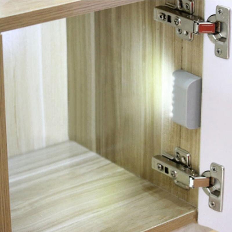 NEW Motion Sensor Night Lamp Battery Powered Intelligent LED Night Light With Motion Sensor For Wardrobe Drawer Bedroom