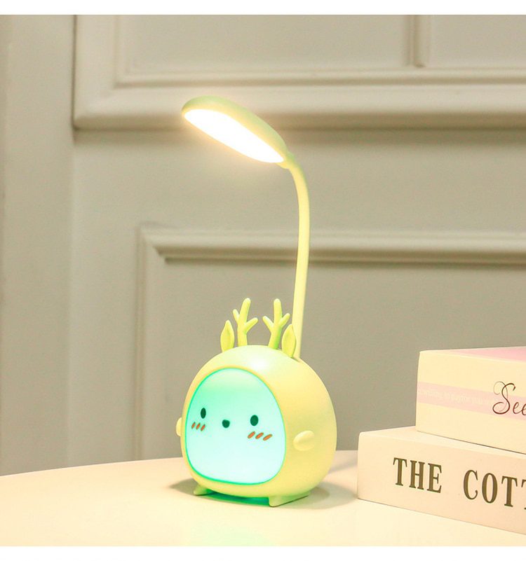 NEW New creative cartoon fawn cute led eye protection lamp student bedroom dormitory folding reading lamp