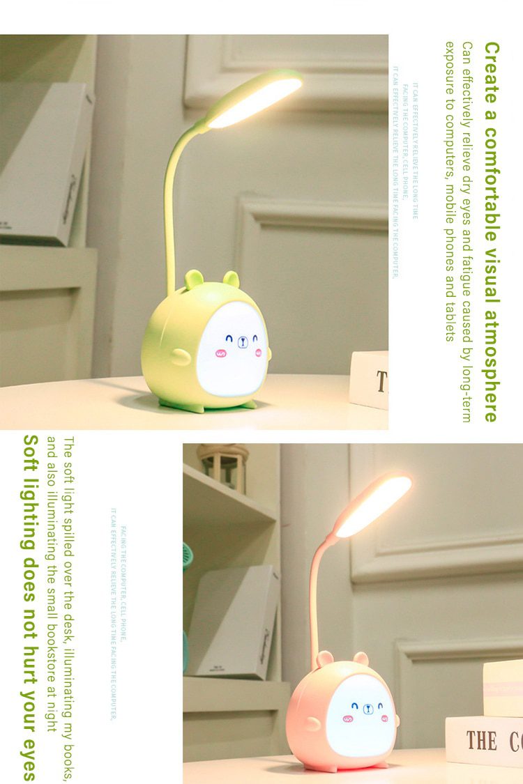 NEW New creative cartoon fawn cute led eye protection lamp student bedroom dormitory folding reading lamp