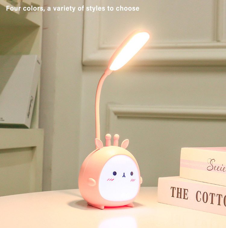 NEW New creative cartoon fawn cute led eye protection lamp student bedroom dormitory folding reading lamp