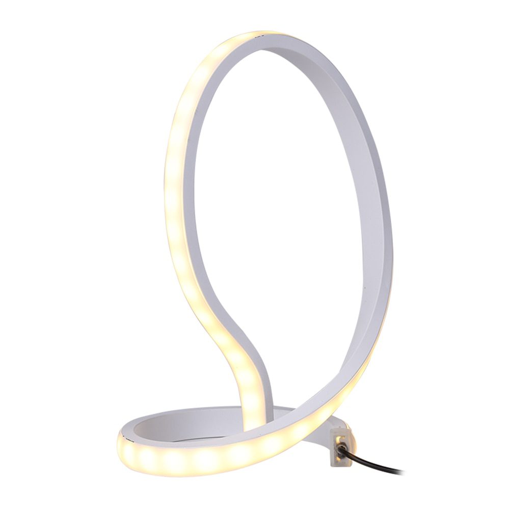 NEW LED Spiral Table Lamp USB Charge Light Touch Control Height Adjustable Bedside Night Light Modern Hallways Bedroom Lighting