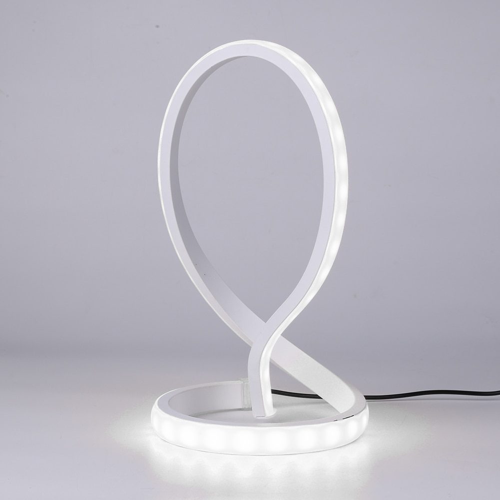 NEW LED Spiral Table Lamp USB Charge Light Touch Control Height Adjustable Bedside Night Light Modern Hallways Bedroom Lighting