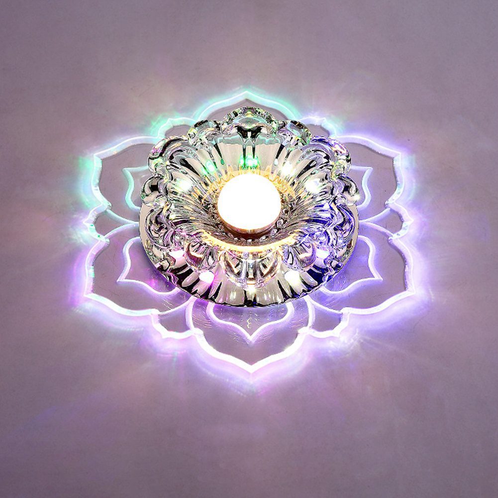 NEW Modern LED Chandelier Ceiling Light 3W Ceiling Mounted Gallery Spotlight or Hallway Living Room Bedroom Crystal Chandelier L