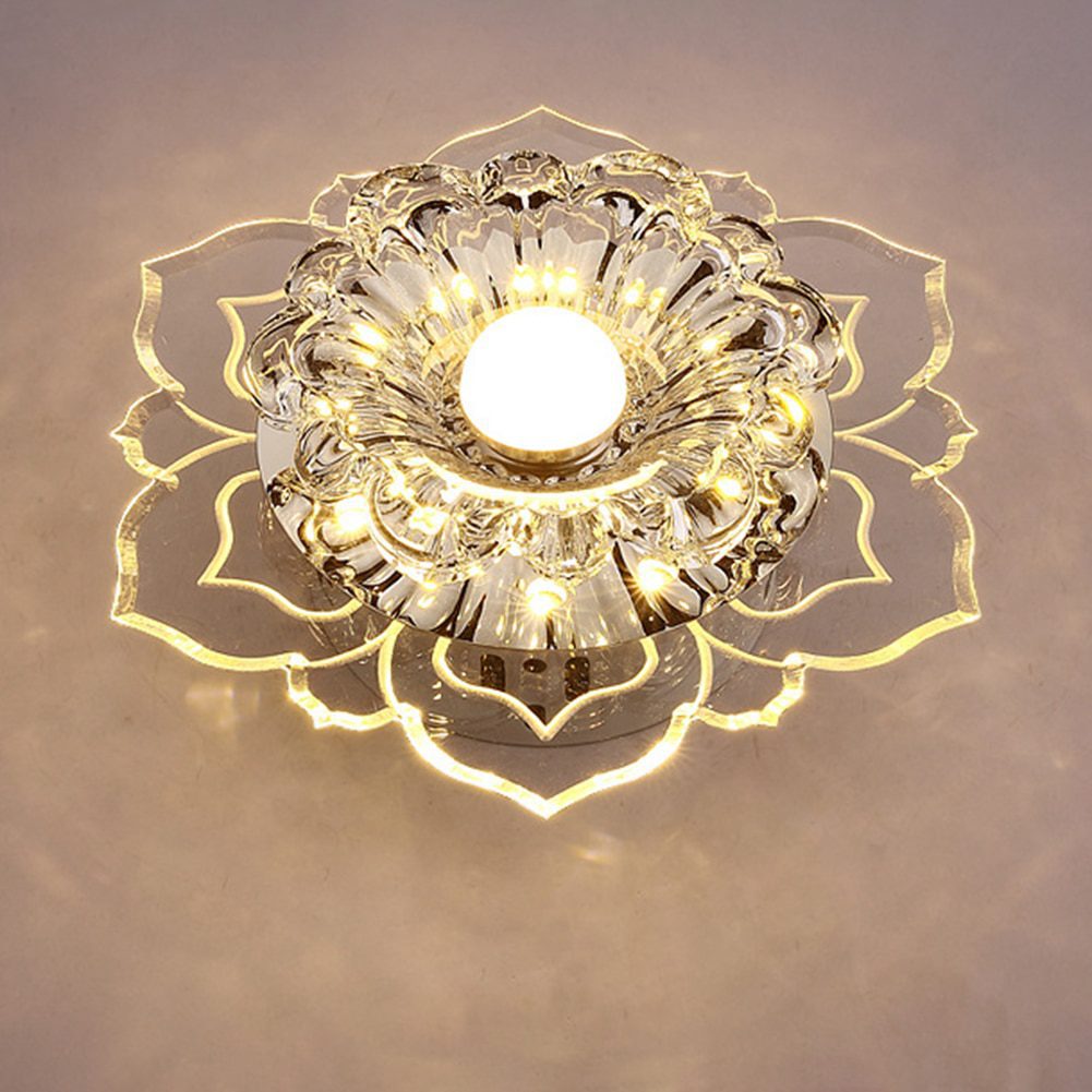 NEW Modern LED Chandelier Ceiling Light 3W Ceiling Mounted Gallery Spotlight or Hallway Living Room Bedroom Crystal Chandelier L