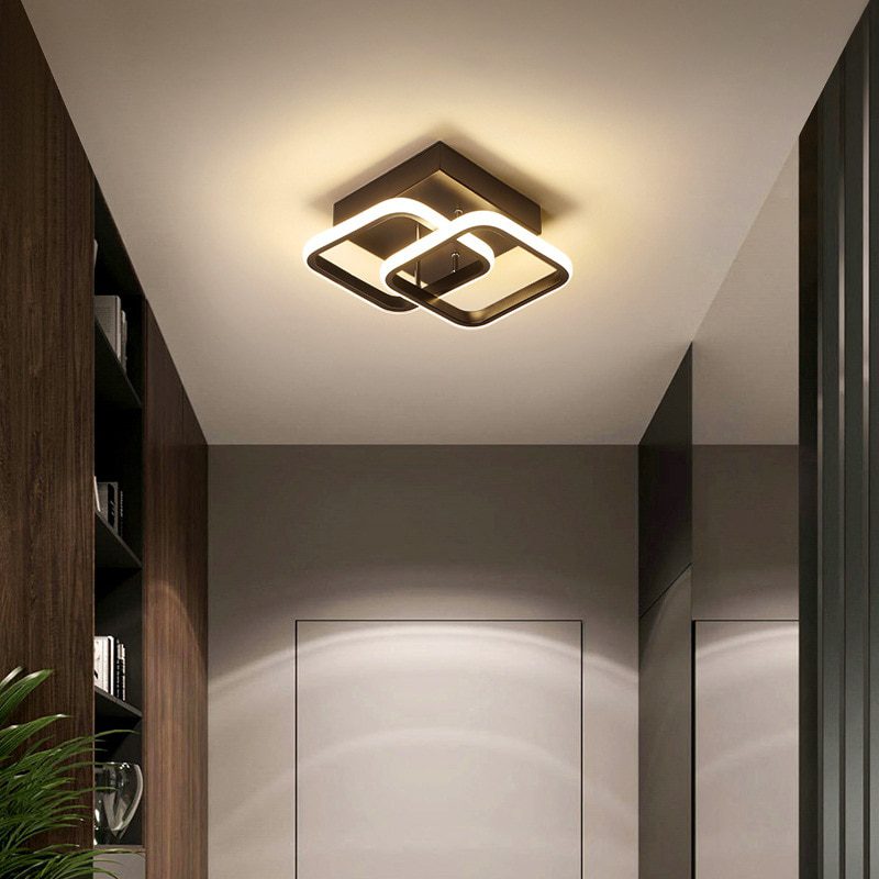 NEW 32W 28W Creative LED Ceiling Lamp for Living Room Bedroom Interior Aisle Ceiling Lighting Fixture for Corridor Balcony Home