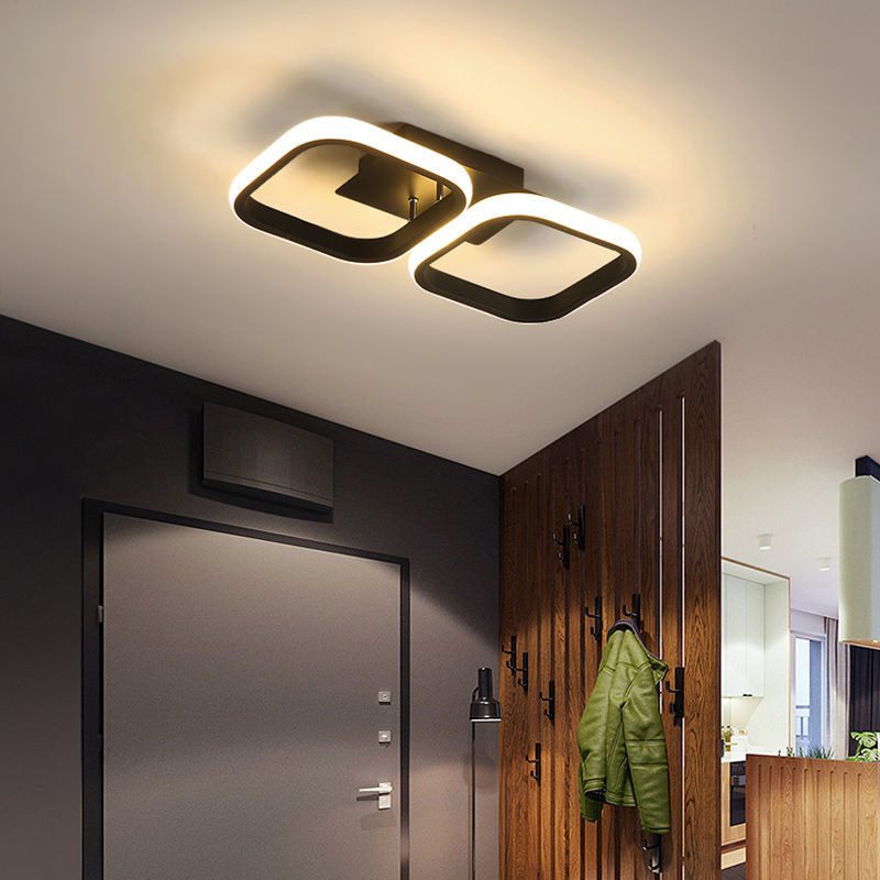 NEW 32W 28W Creative LED Ceiling Lamp for Living Room Bedroom Interior Aisle Ceiling Lighting Fixture for Corridor Balcony Home