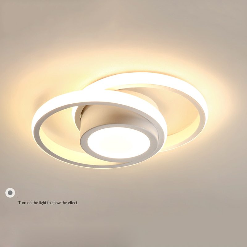 NEW 32W 28W Creative LED Ceiling Lamp for Living Room Bedroom Interior Aisle Ceiling Lighting Fixture for Corridor Balcony Home