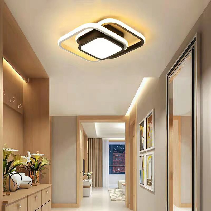 NEW 32W 28W Creative LED Ceiling Lamp for Living Room Bedroom Interior Aisle Ceiling Lighting Fixture for Corridor Balcony Home