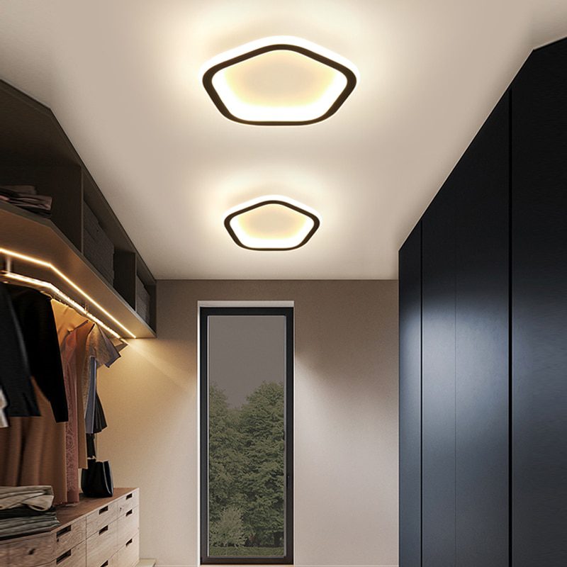 NEW 32W 28W Creative LED Ceiling Lamp for Living Room Bedroom Interior Aisle Ceiling Lighting Fixture for Corridor Balcony Home