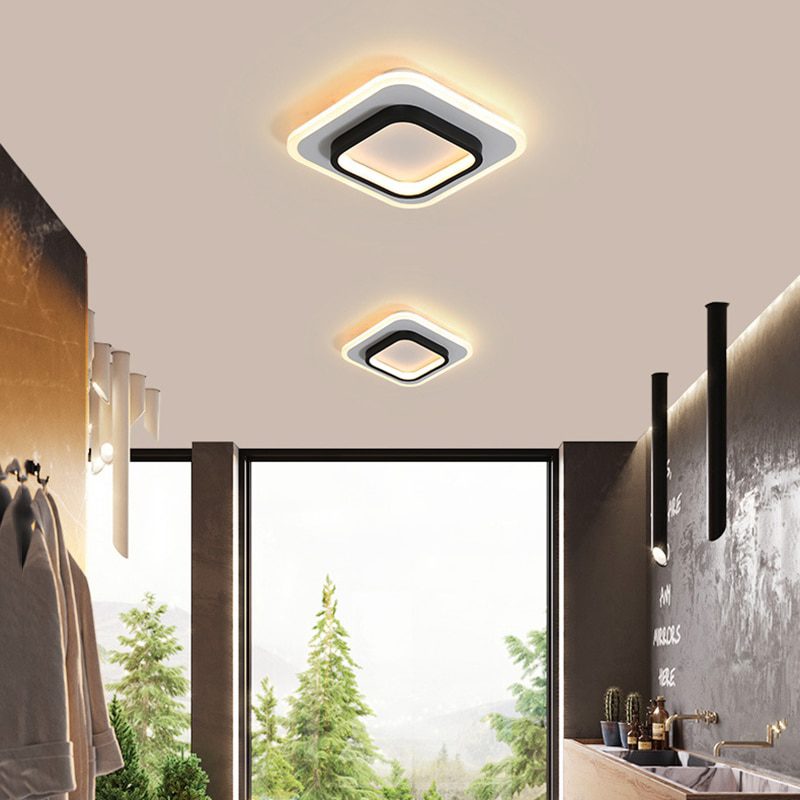 NEW 32W 28W Creative LED Ceiling Lamp for Living Room Bedroom Interior Aisle Ceiling Lighting Fixture for Corridor Balcony Home