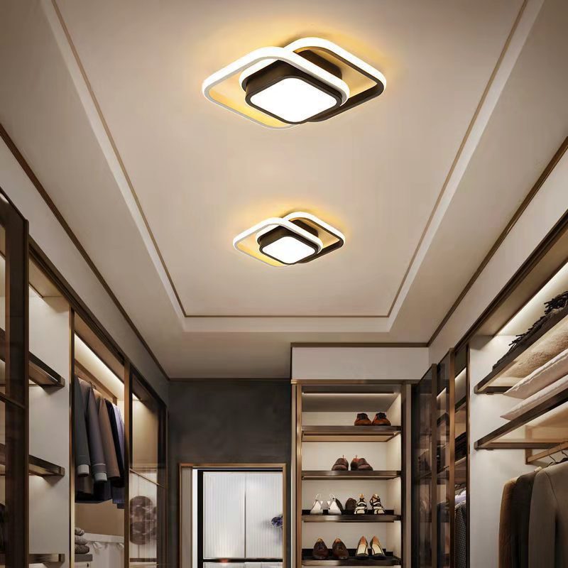 NEW 32W 28W Creative LED Ceiling Lamp for Living Room Bedroom Interior Aisle Ceiling Lighting Fixture for Corridor Balcony Home